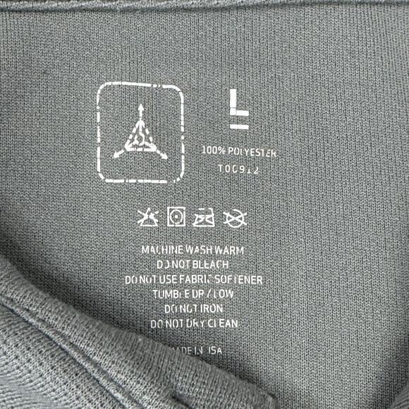 Triple Aught Design Caliber Polo shirt Men Sz L USA Technical Performance Gray - Picture 5 of 10